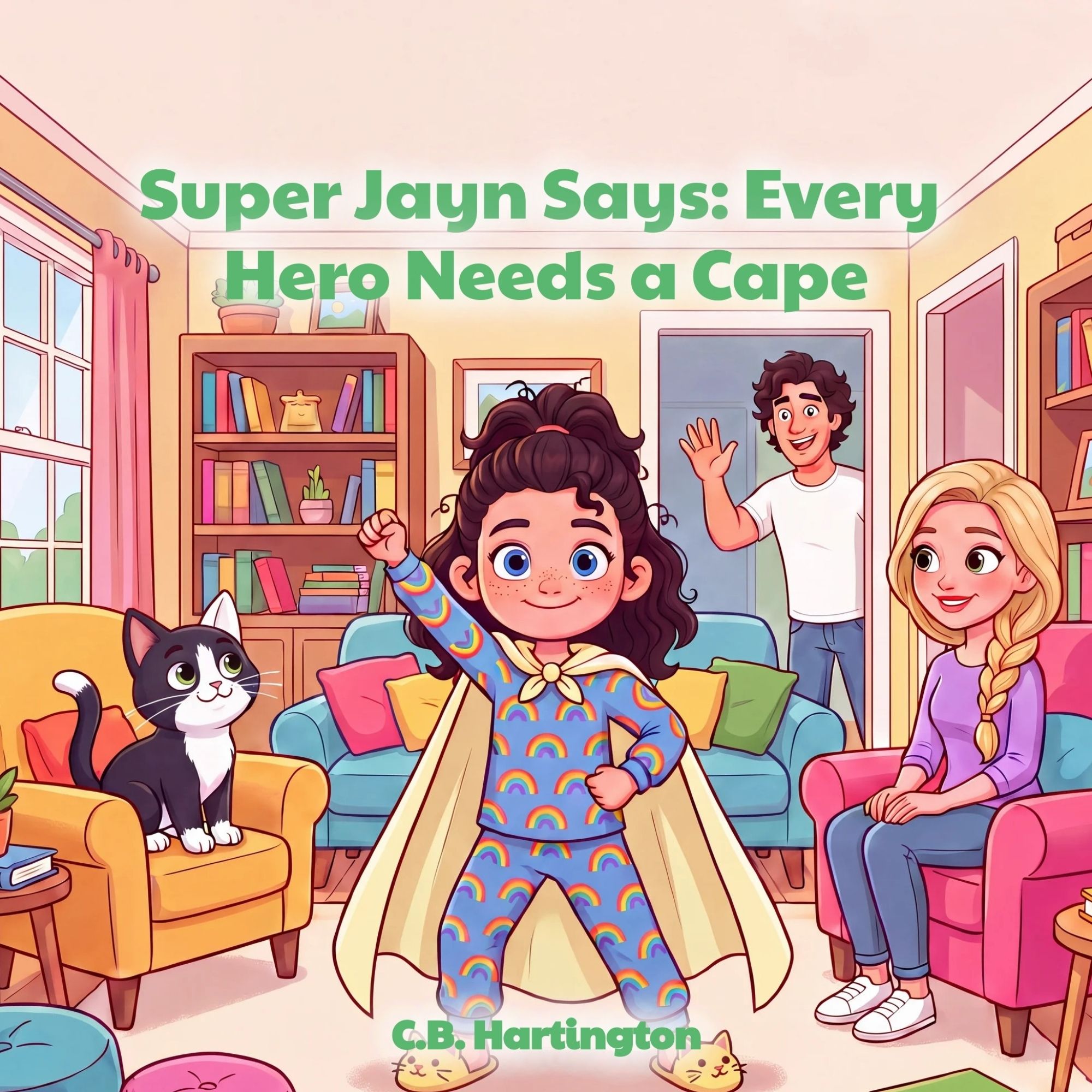 Super Jayn in her cape